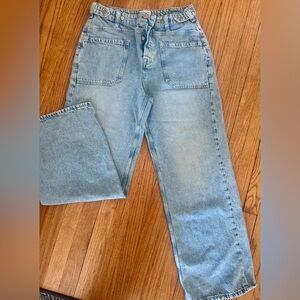 We The Free Light Blue Straight Leg Jeans